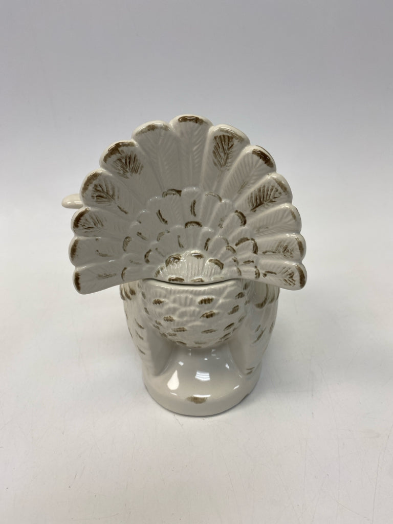 Williams-Sonoma White Brown Turkey Thanksgiving