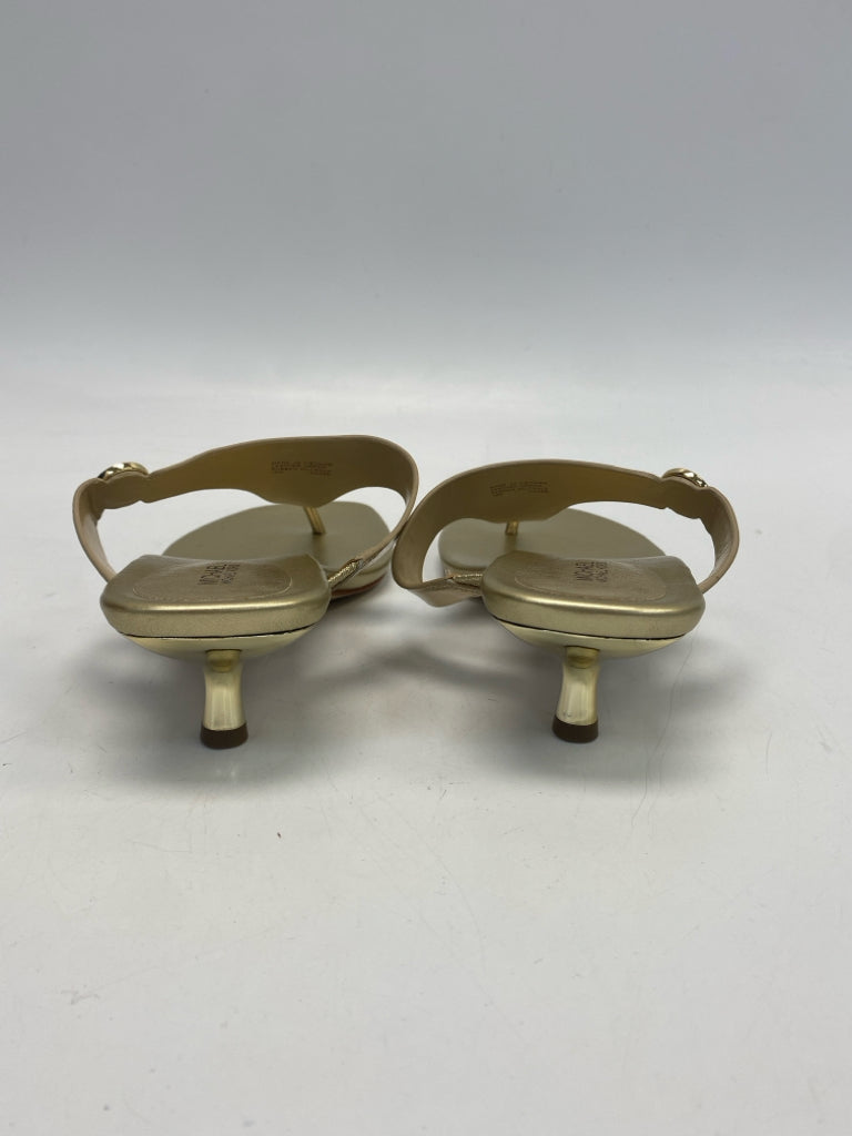 Michael Kors  Size 10 Gold Sandals