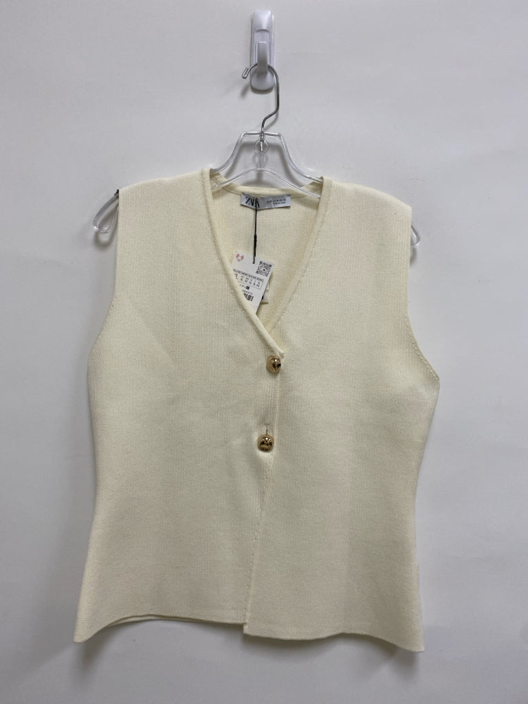 NWT Zara Size XL Cream Ladies Vest
