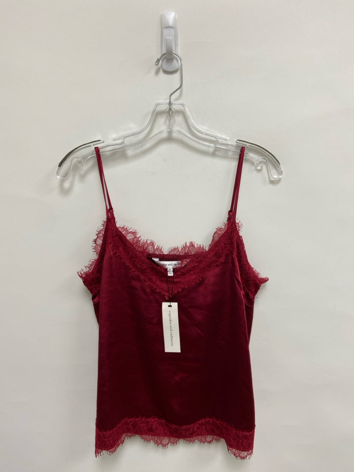 NWT Cupcakes/Cashmere Size S Burgundy Ladies Camisole