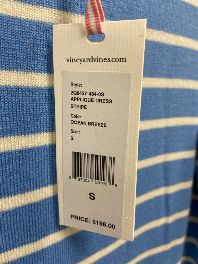 NWT Vineyard Vines Size S Blue White/Pink Striped Ladies Dress