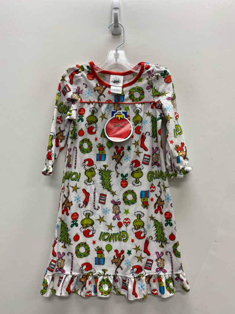 NWT Dr Seuss SIZE 2T White Green/Red Long Sleeve Girl&