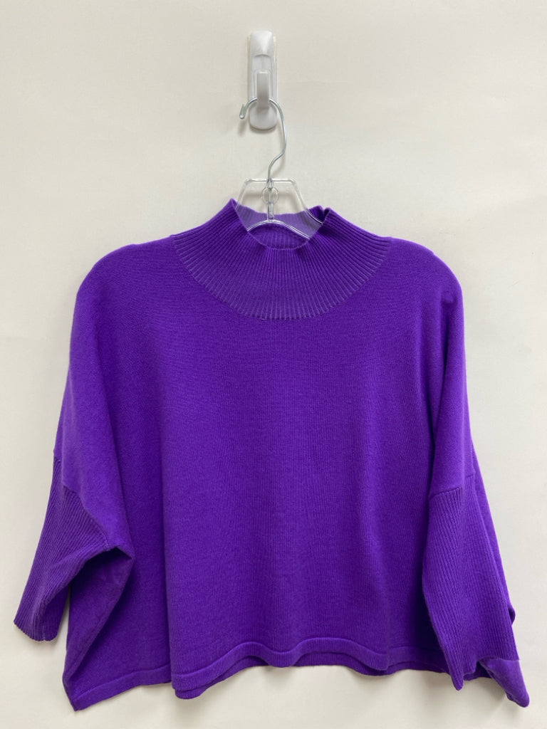 Kerisma Size OSFM Purple Mock Neck Ladies Sweater
