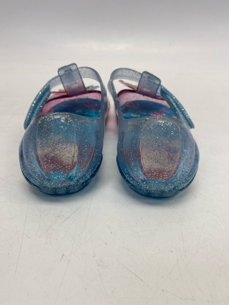 SIZE 12 Blue Pink/Multi Glitter Jelly Girl&