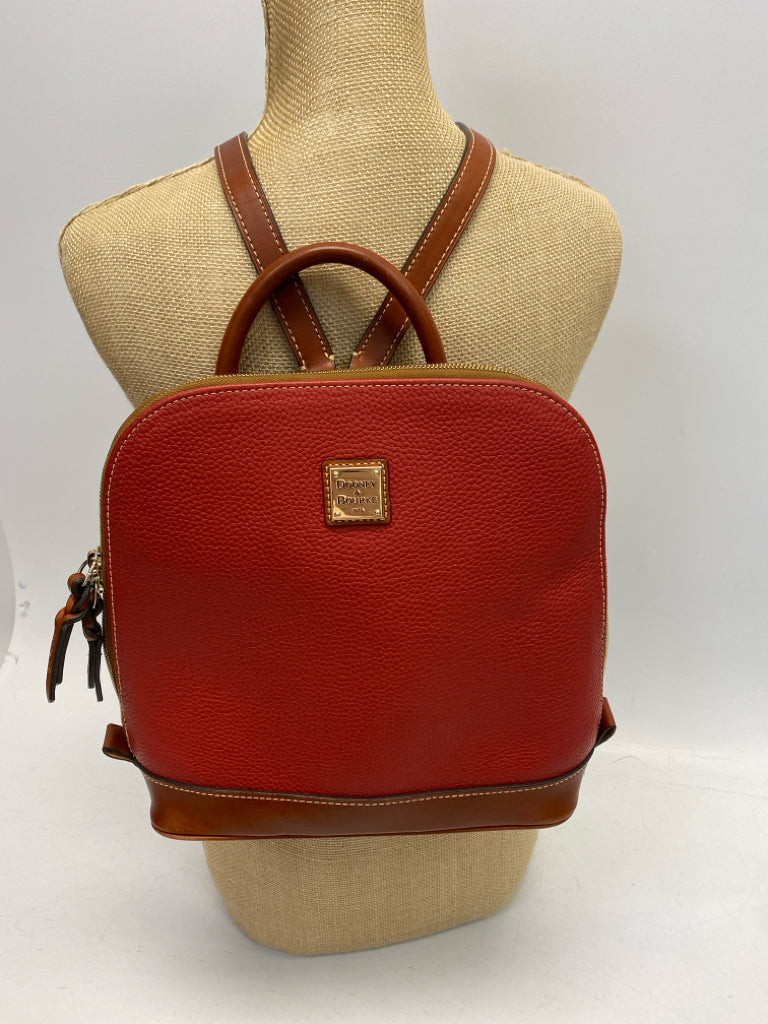 Dooney &amp; Bourke Red Brown Backpack