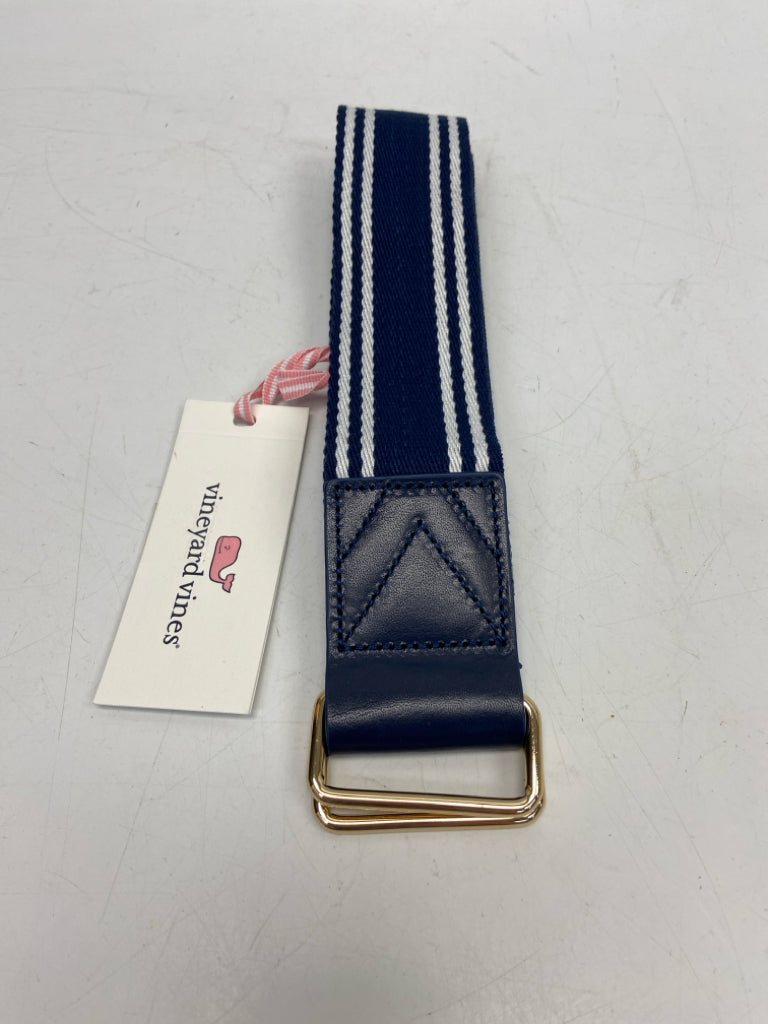 NWT Vineyard Vines Navy White Stripe Belt