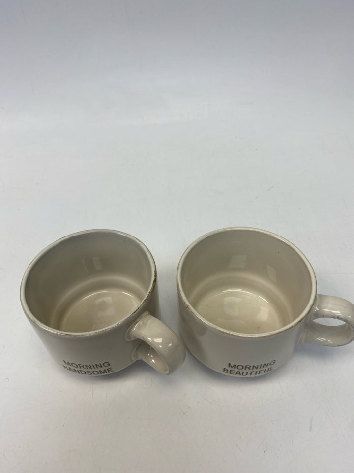 Crofton Tan Words Stoneware Coffee Mug