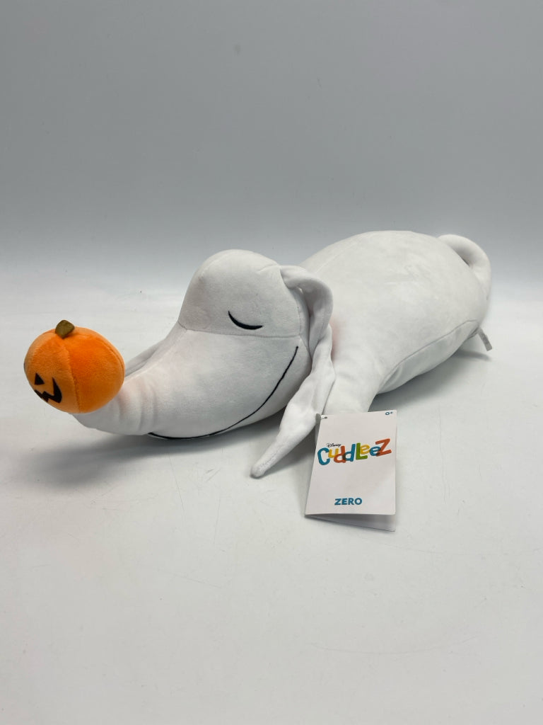 NWT Disney White Orange Pumpkin Stuffed Animal