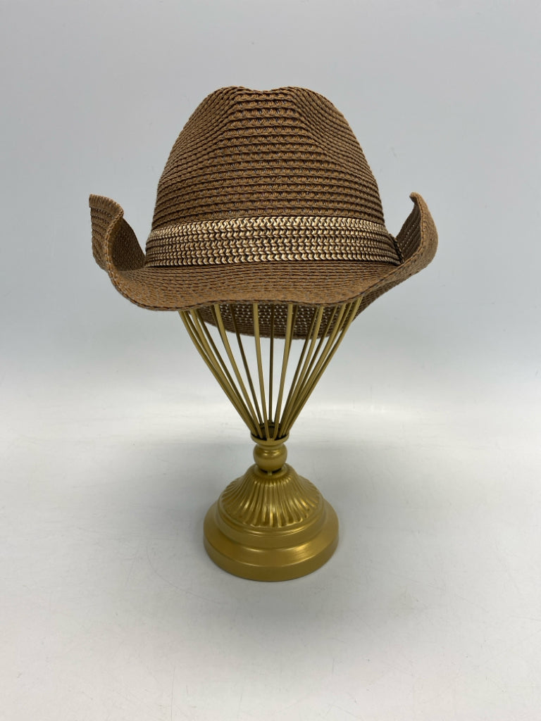Brown Woven Misc. Hat