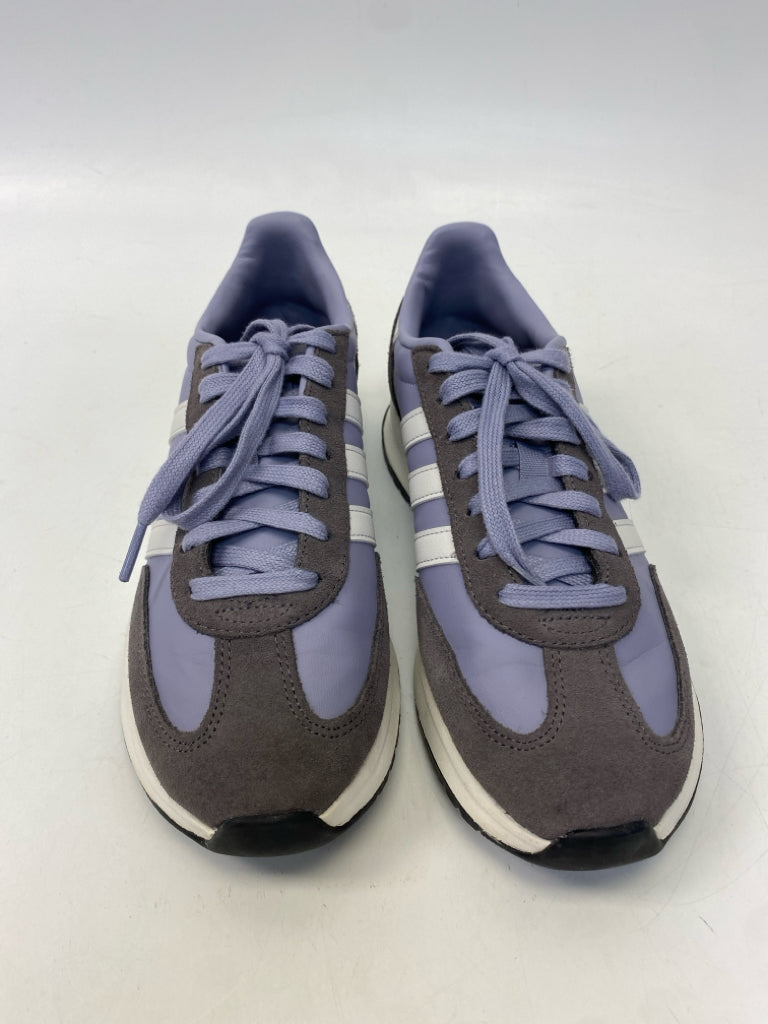Adidas  Size 9 Lilac Gray/White Lace-up Sneakers