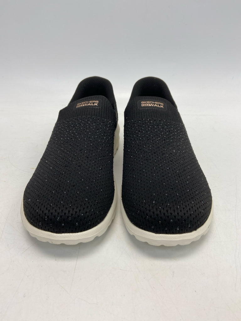 Skechers  Size 9.5 Black Beaded Sneakers