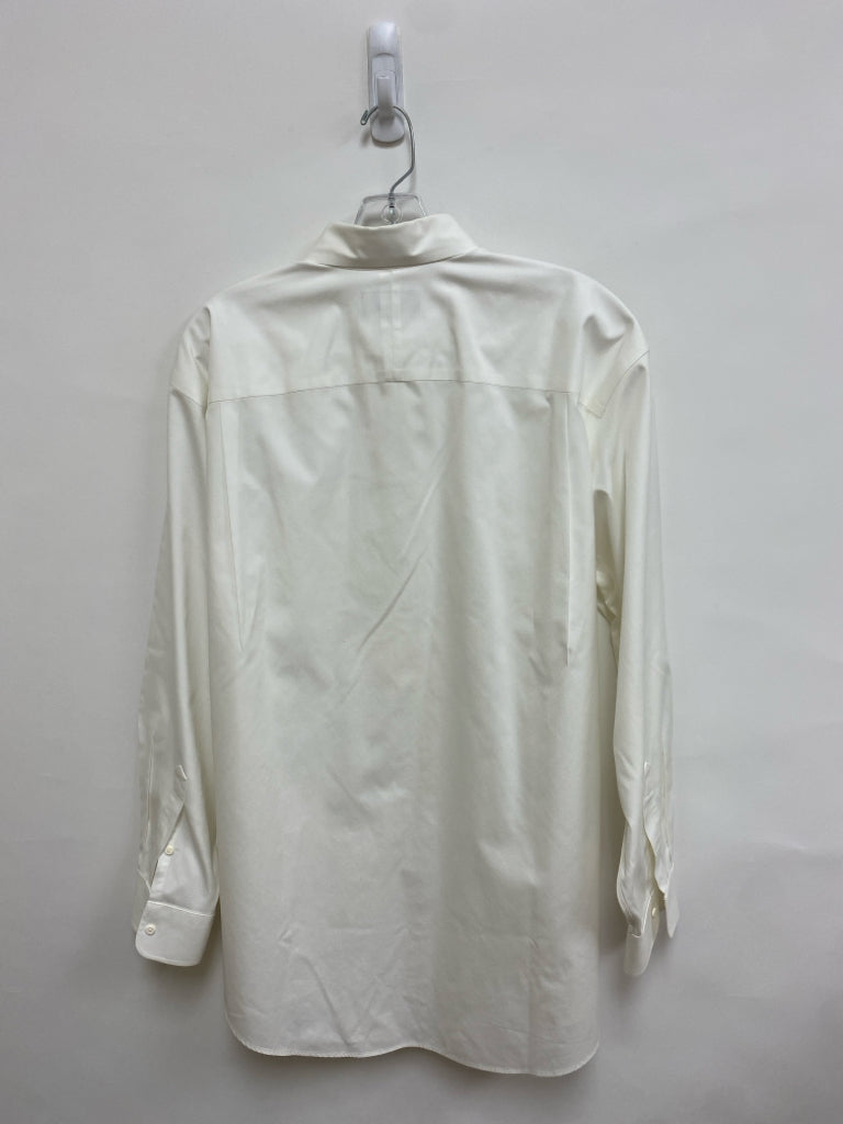 Nordstrom Size 15.5 White Button Up Men&