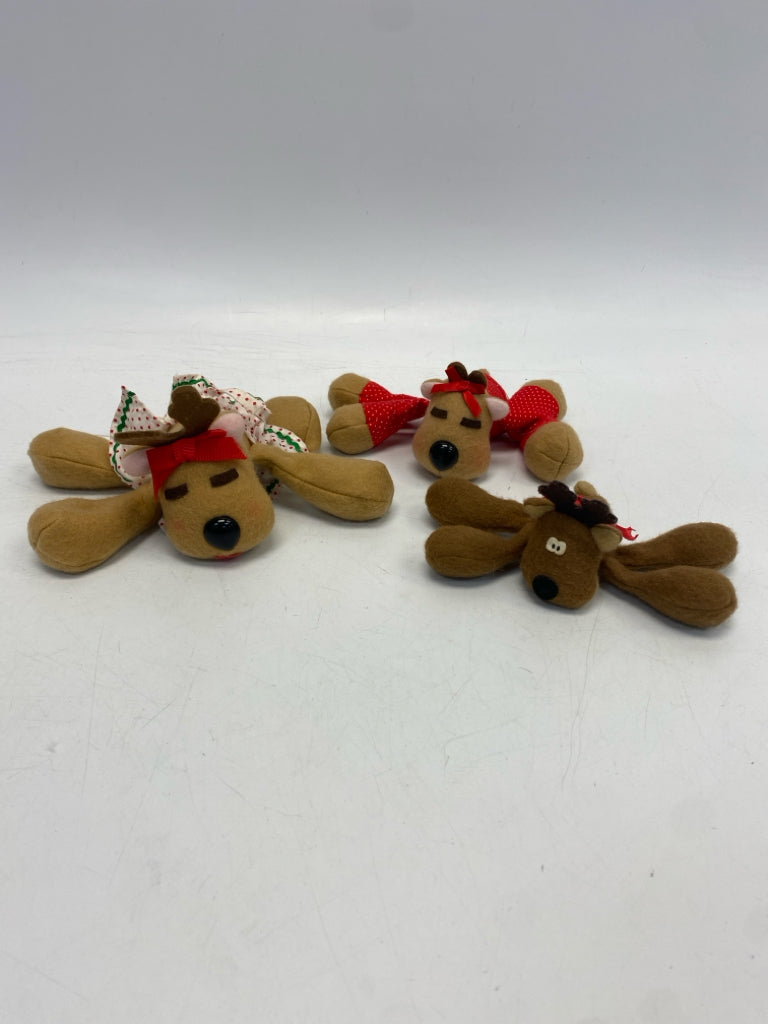 Hallmark Brown Red/Green Reindeer Christmas