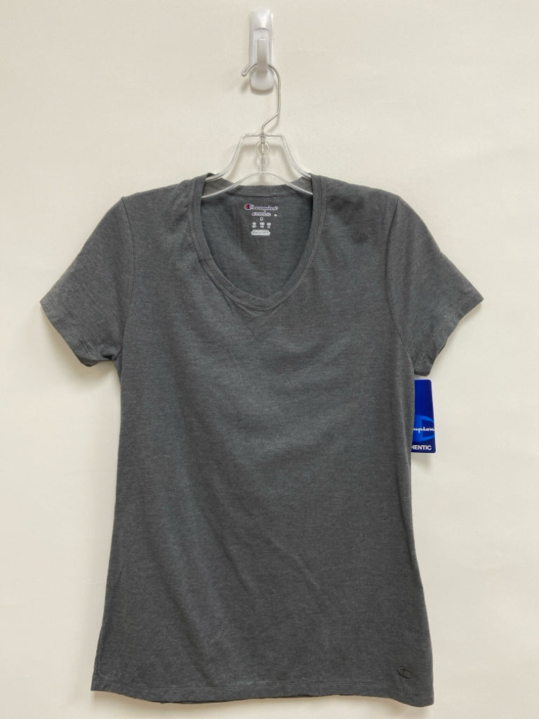 NWT Champion Size S Dark Gray V Neck Ladies Top