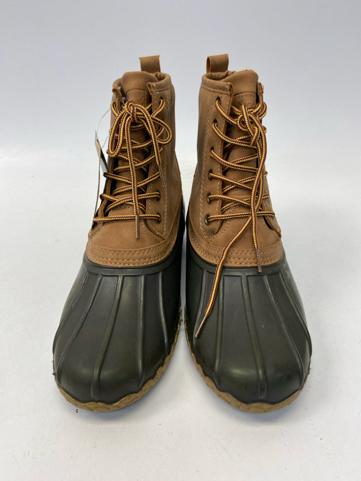 NWT Weatherproof Vintage Size 11 Brown Lace-Up Men&