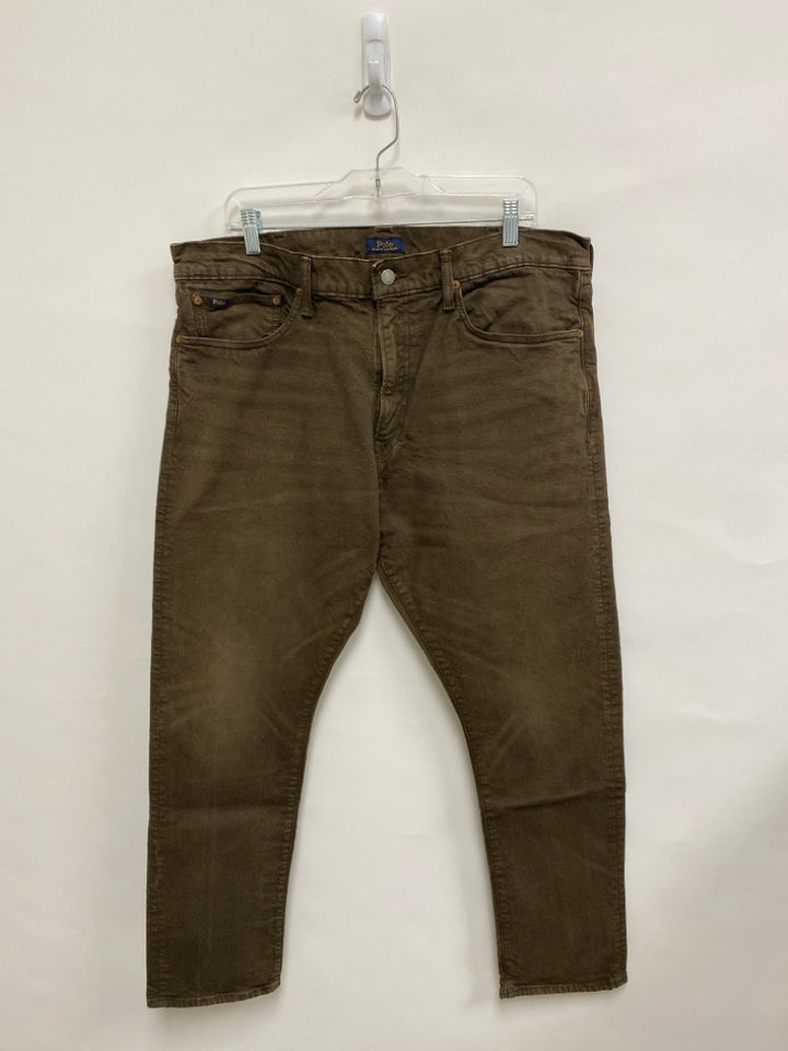Polo Size 38 Brown Men&