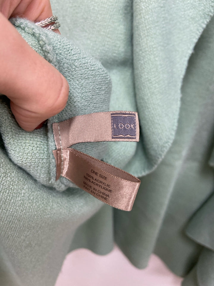 Size OSFM Seafoam Drape Ladies Sweater Vest