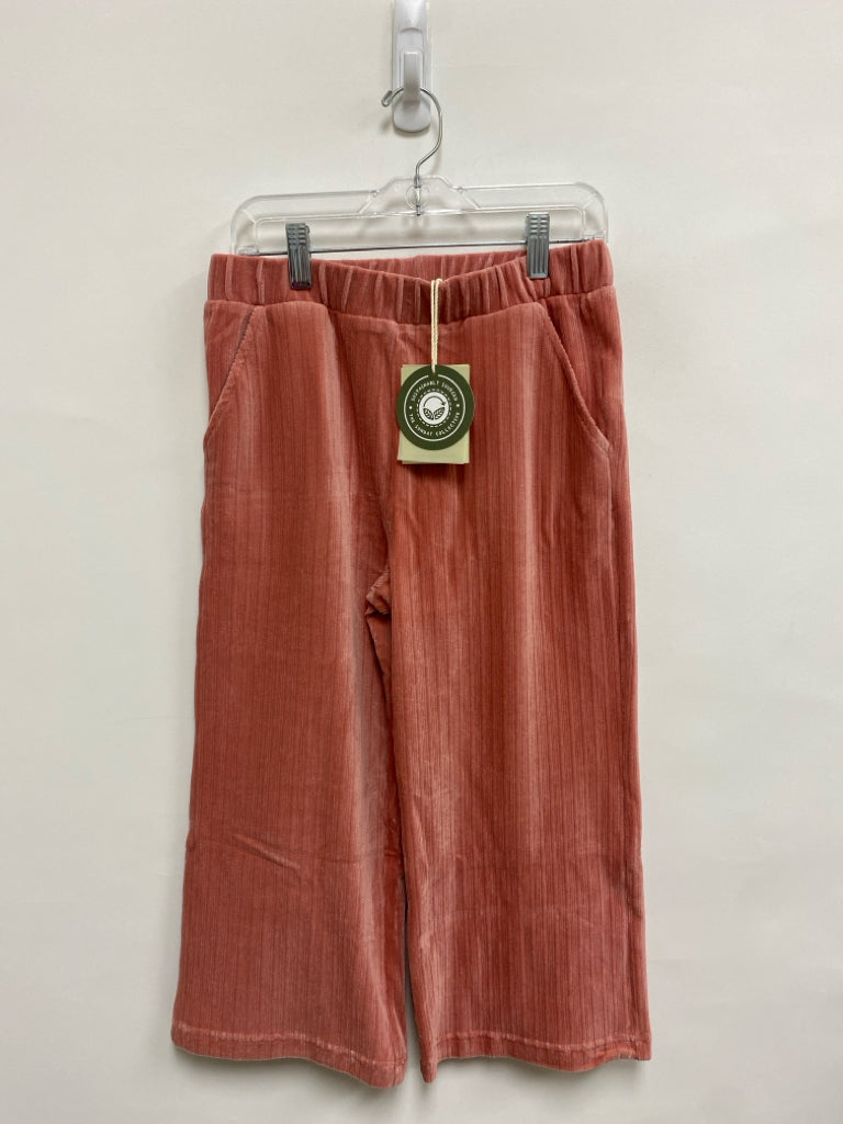 NWT The Sunday Collective SIZE 8/9 Dusty Pink Ribbed Velour Girl&