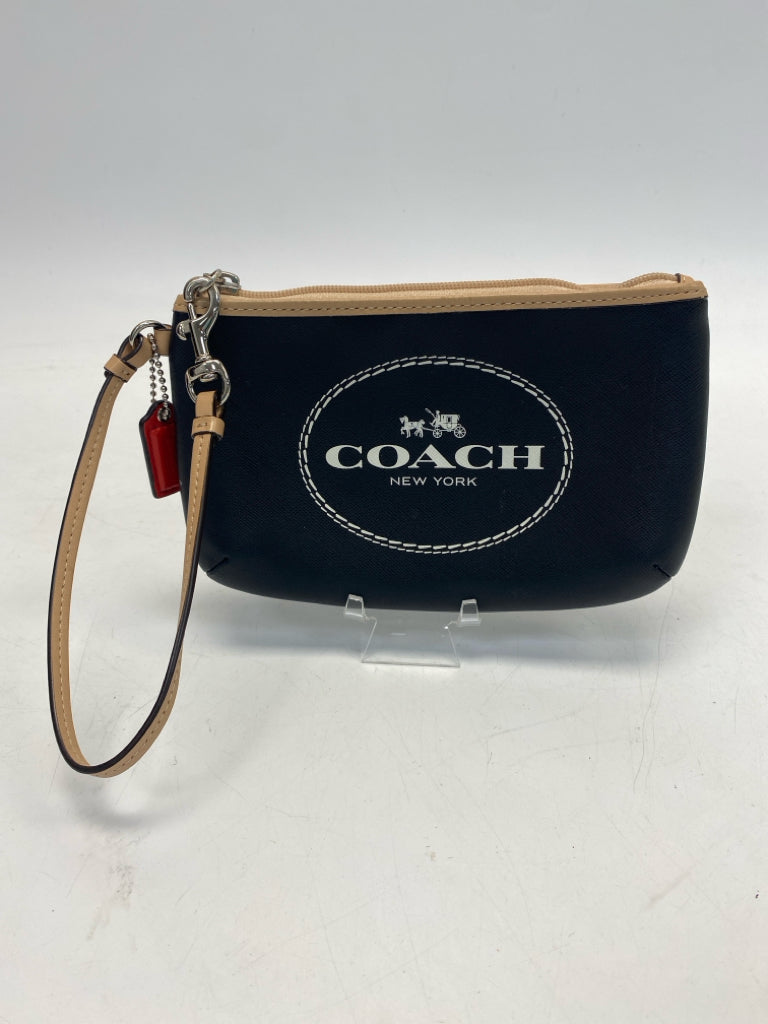 Coach Black Wristlet