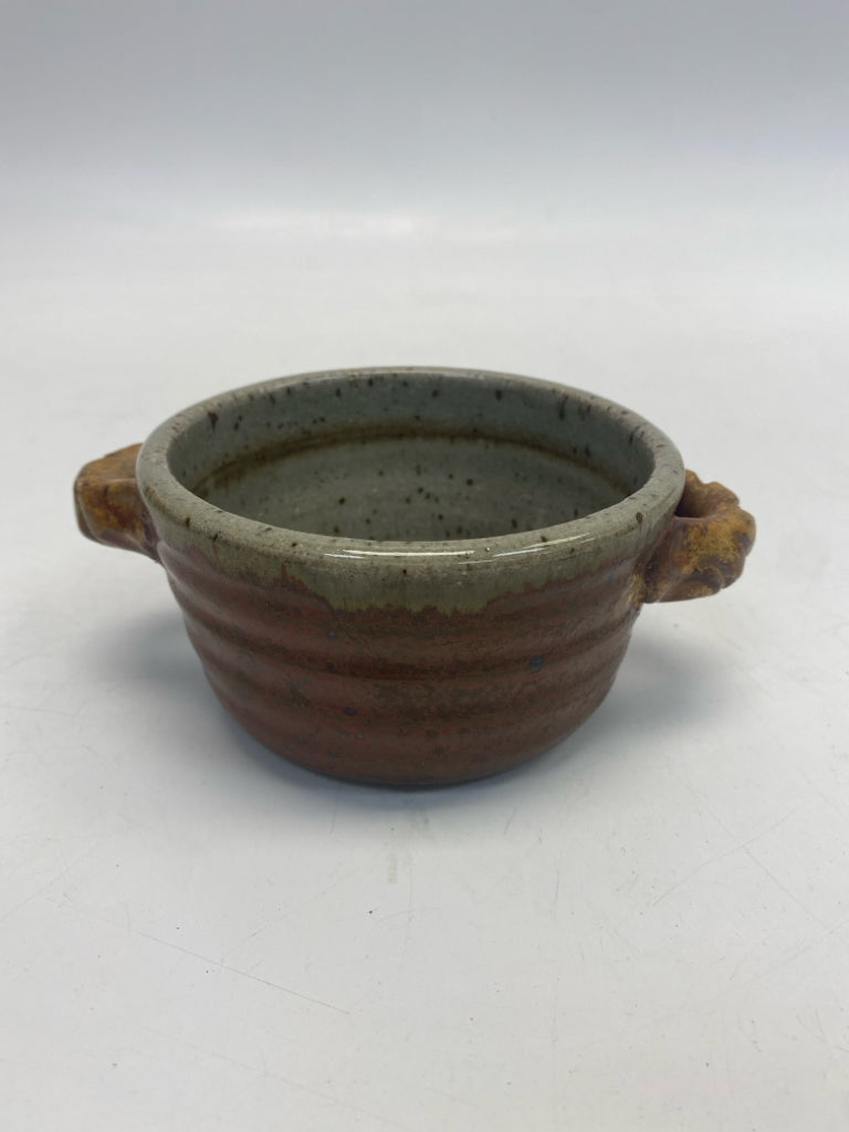 Brown Gray Stoneware Bowl(s)