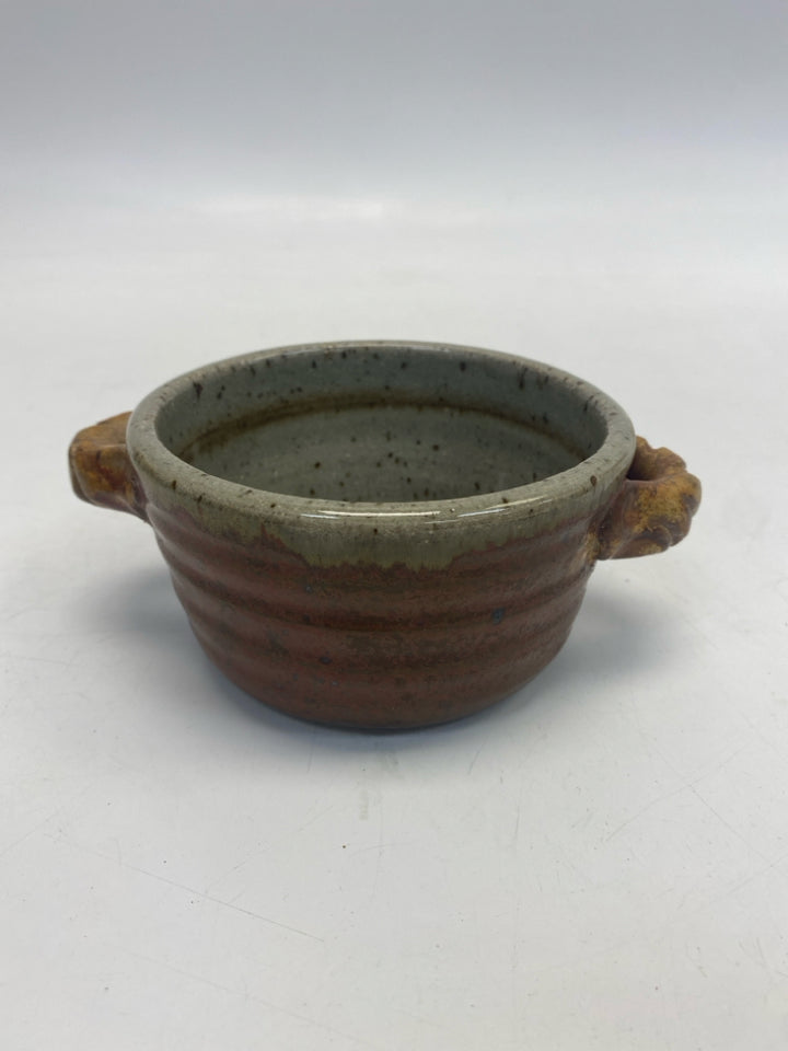 Brown Gray Stoneware Bowl(s)