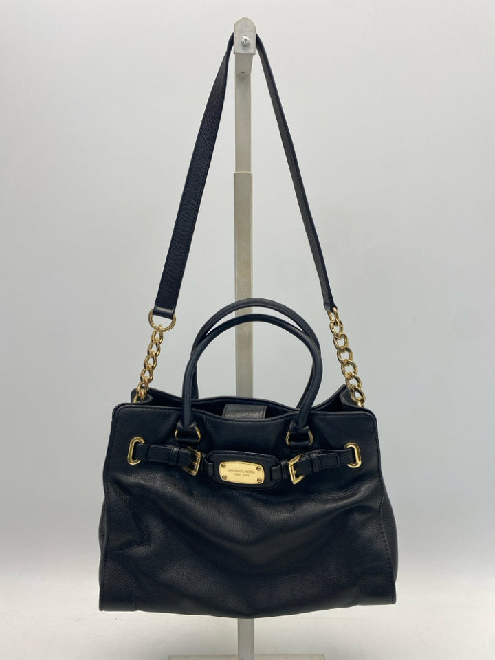 Michael Kors Black Gold Accent(s) Handbag