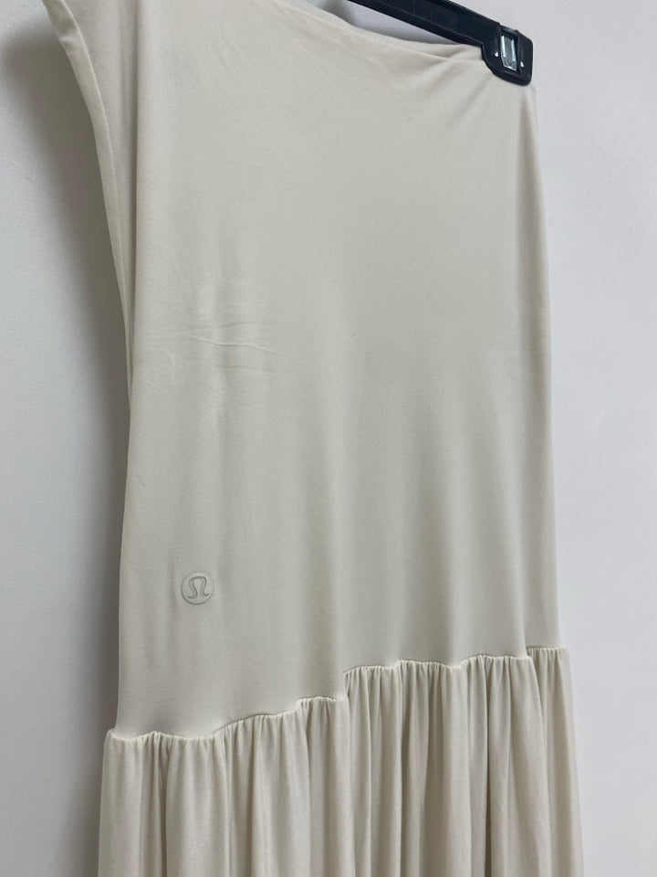 Lululemon Size S Cream Maxi Ladies Dress