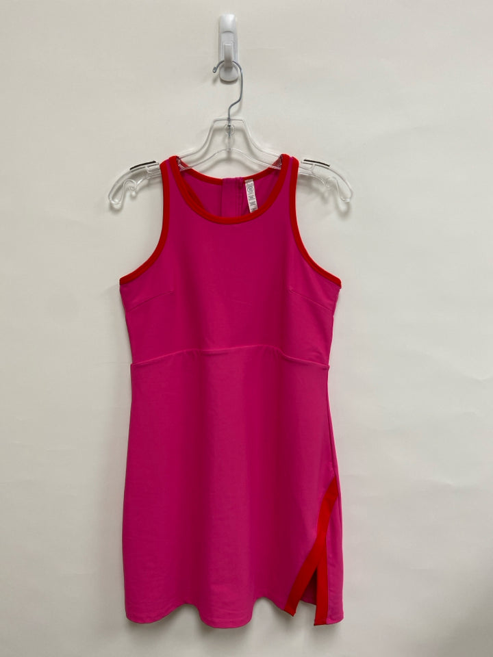 SAGE Size L Red Pink Trimmed Athletic Dress