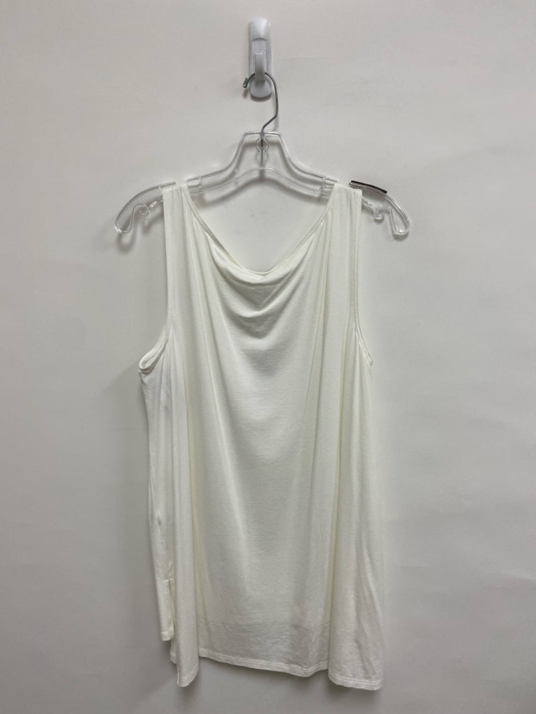NWT Eileen Fisher Size XL White Sleeveless Ladies Top