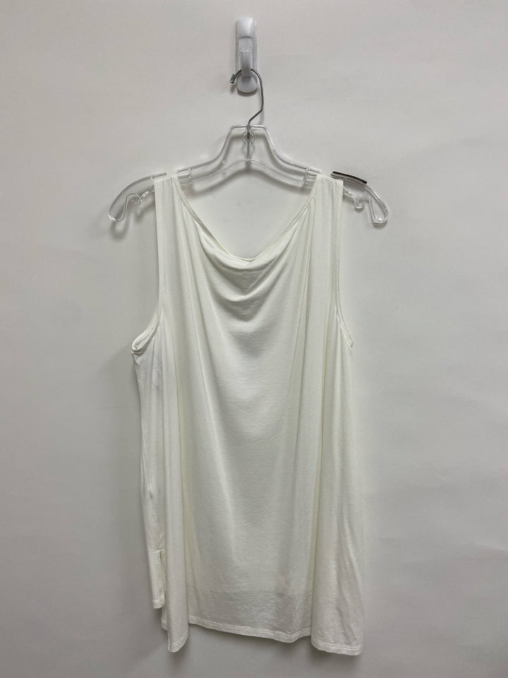 NWT Eileen Fisher Size XL White Sleeveless Ladies Top