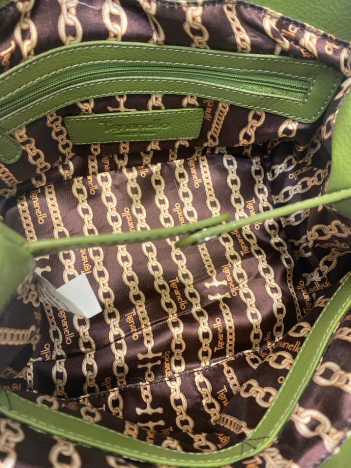 Tignanello Green Handbag