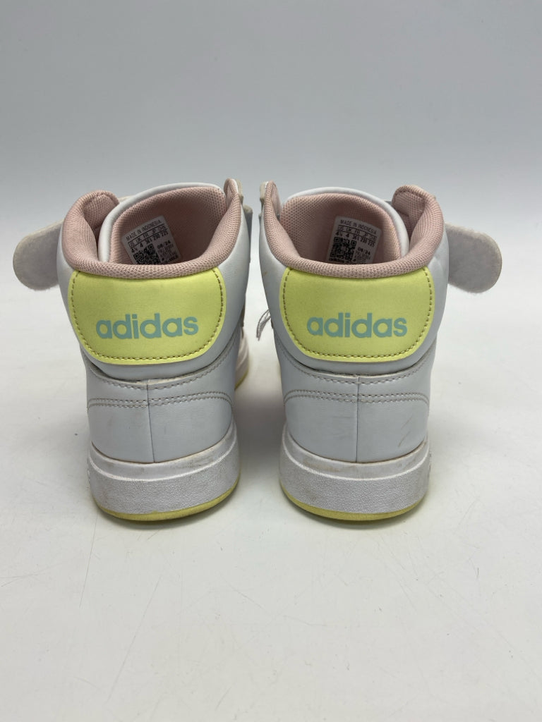 Adidas SIZE 4.5 White Pink/Green Girl&
