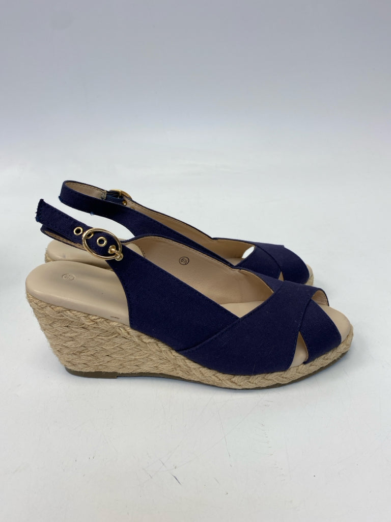Size 6.5 Navy Sandals