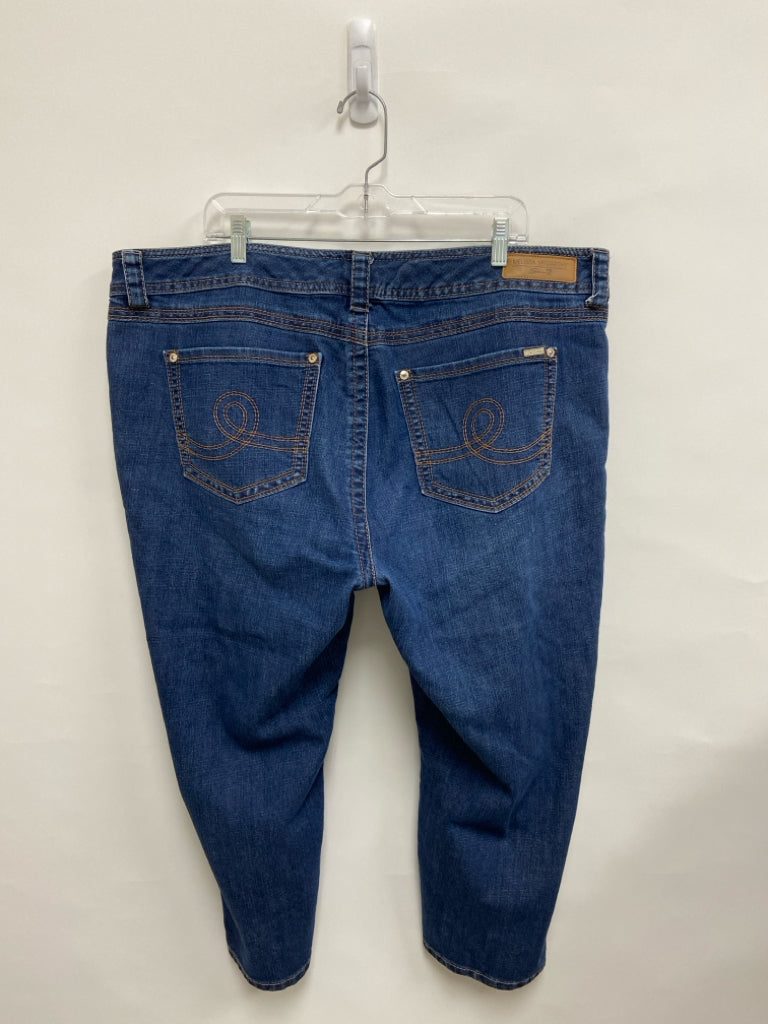 Seven 7  SIZE  22W Blue Denim Distressed Plus Size Jeans