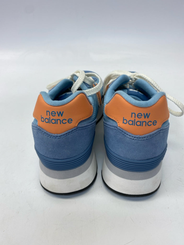 New Balance  Size 10 Blue Lace-up Sneakers