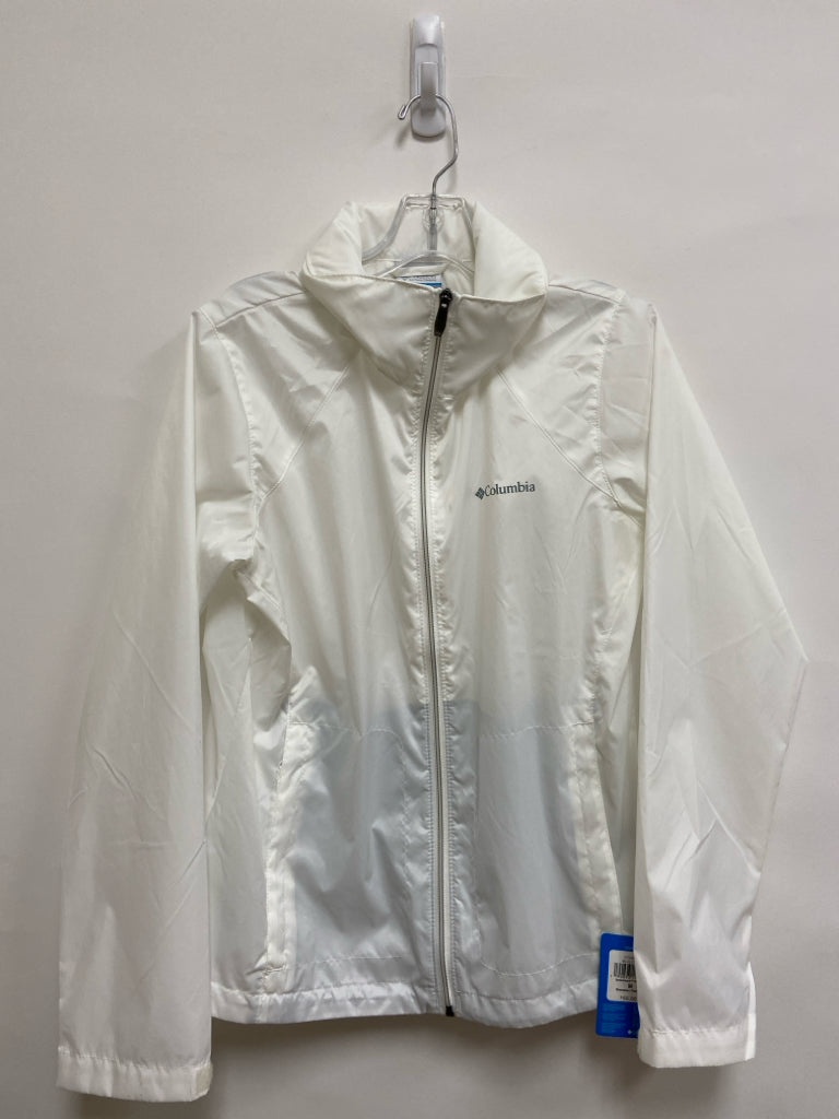 NWT Columbia Size M White Zip Down Ladies Jacket