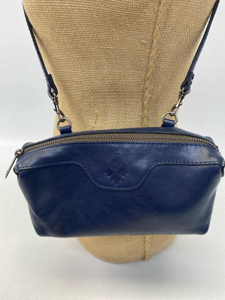 Patricia Nash Navy Leather Crossbody
