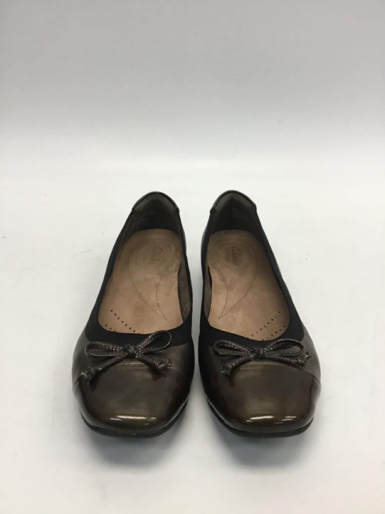 Clarks US Shoe Size 7N Bronze Flats