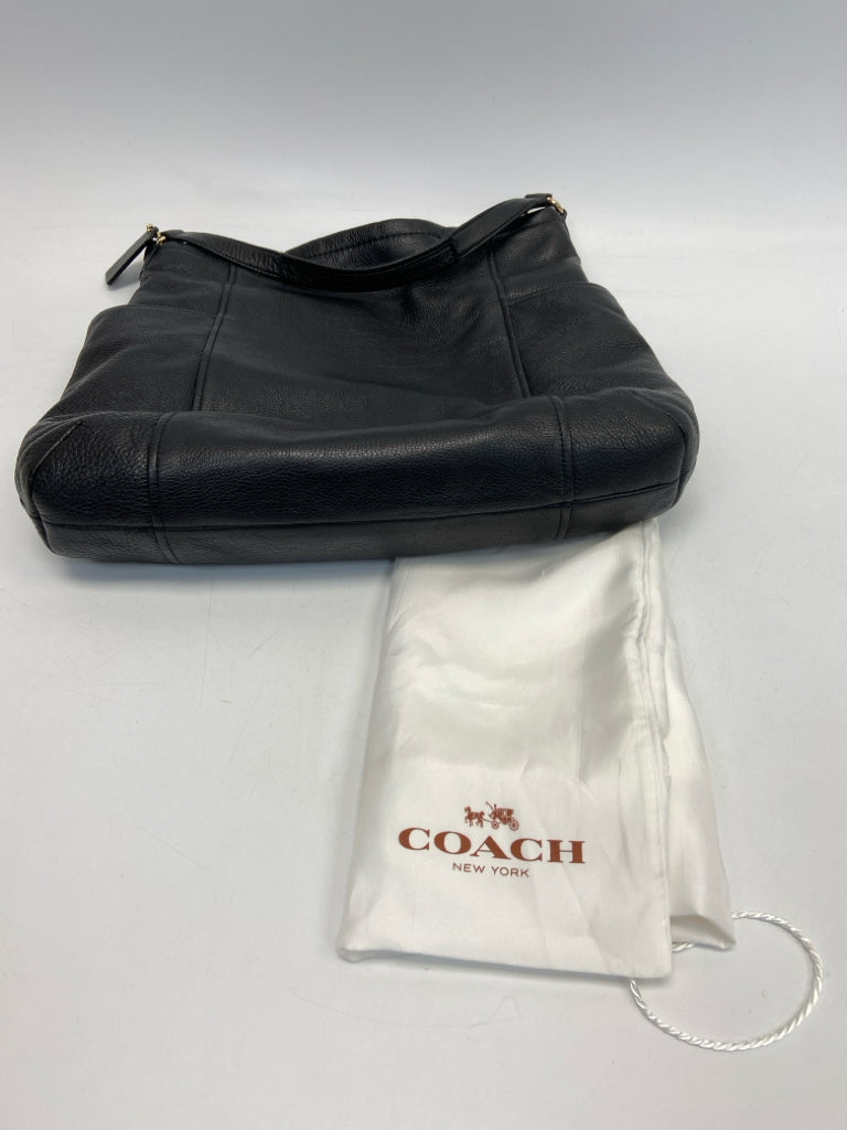 Coach Black Leather Handbag