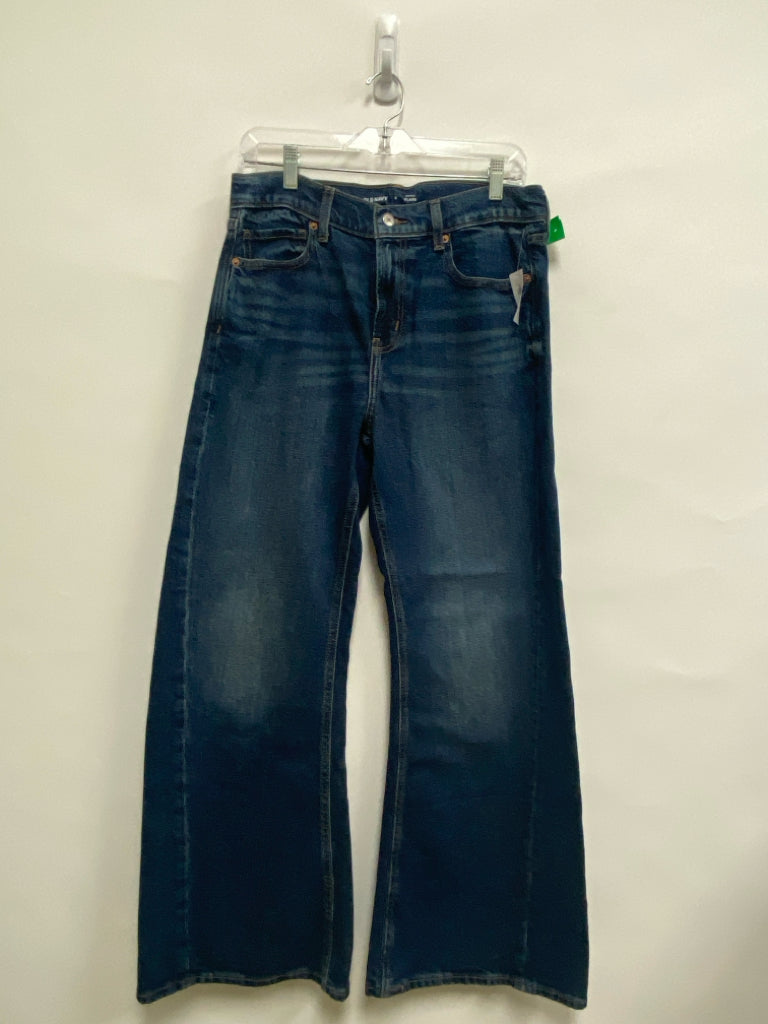 NWT Old Navy Size 6 Dark Blue Wide Leg Ladies Jeans