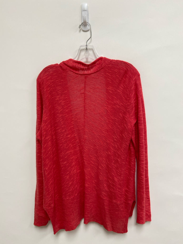 Eileen Fisher Size XL Coral Drape Linen Blend Ladies Sweater
