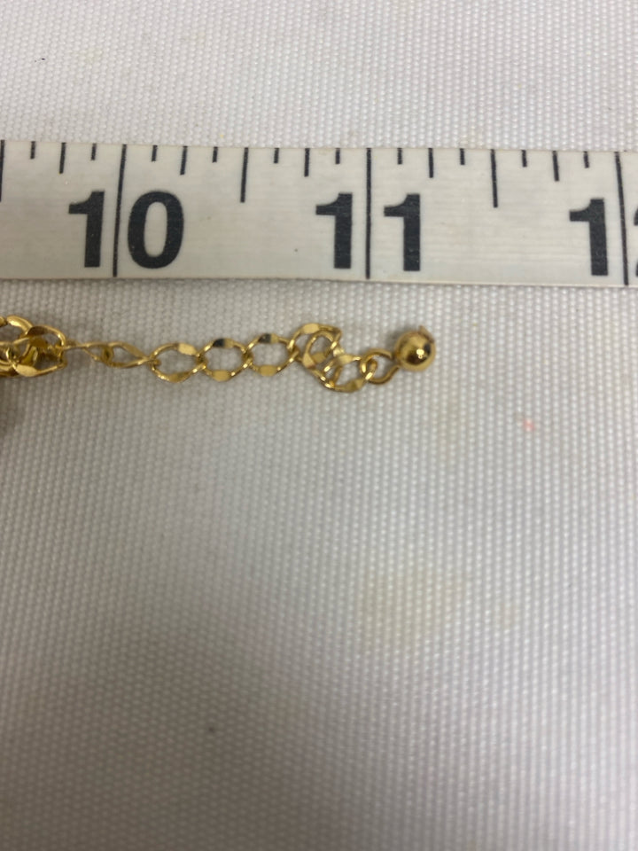 Kate Spade Gold Color Green/Red Cherries Necklace