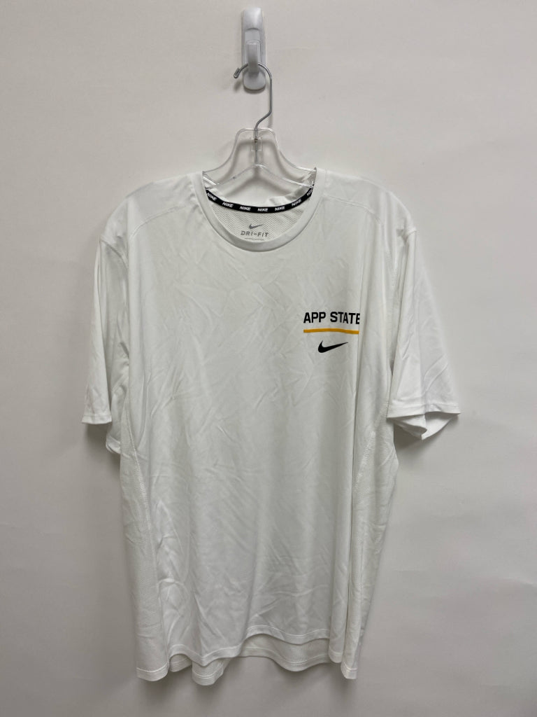 Nike Size XXL White Black/Yellow Appalachian State Men&