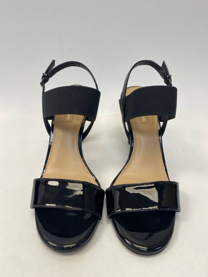 Antonio Melani US Shoe Size 8.5 Black Patent Sandals