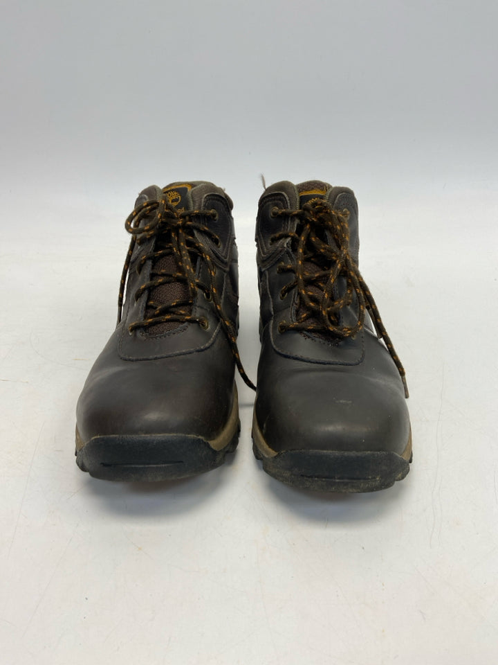 Timberland SIZE 5.5 Dark Brown Lace-Up Boy&