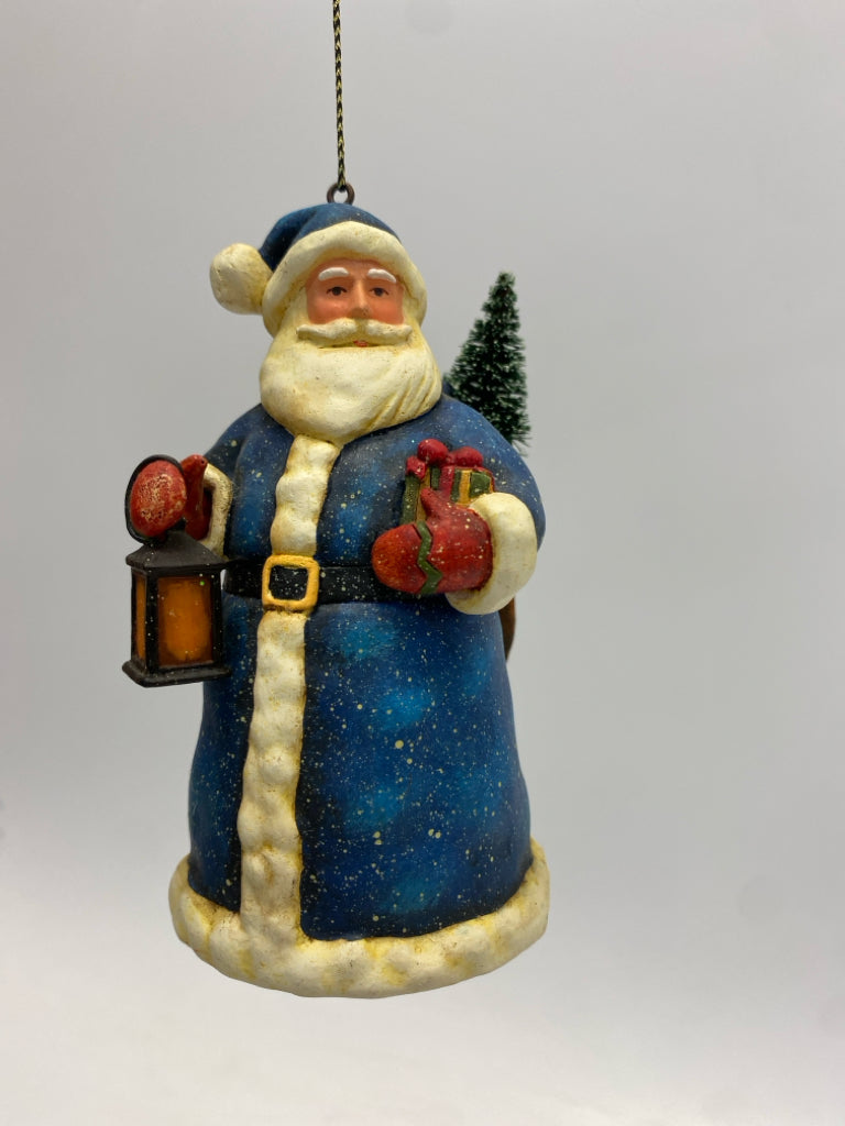 Blue Cream Ornaments
