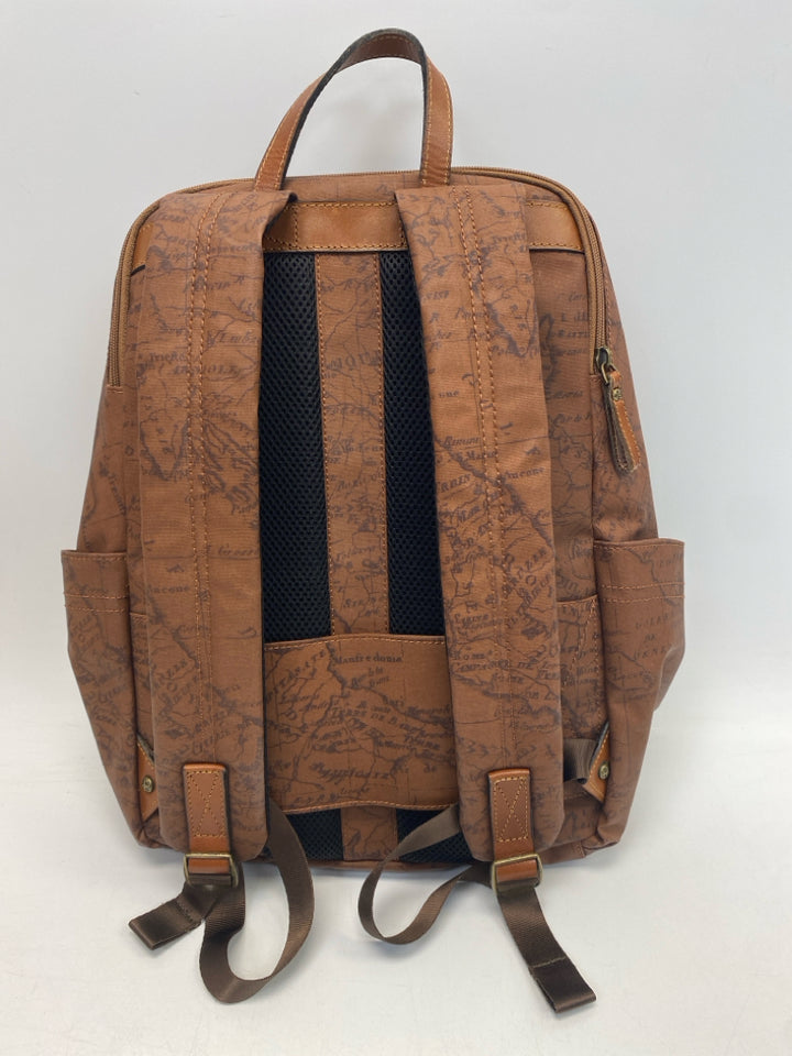 Patricia Nash Karina Map Print Backpack