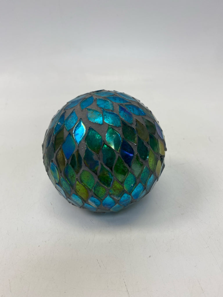 Turquoise Mosaic Stainglass Figurine