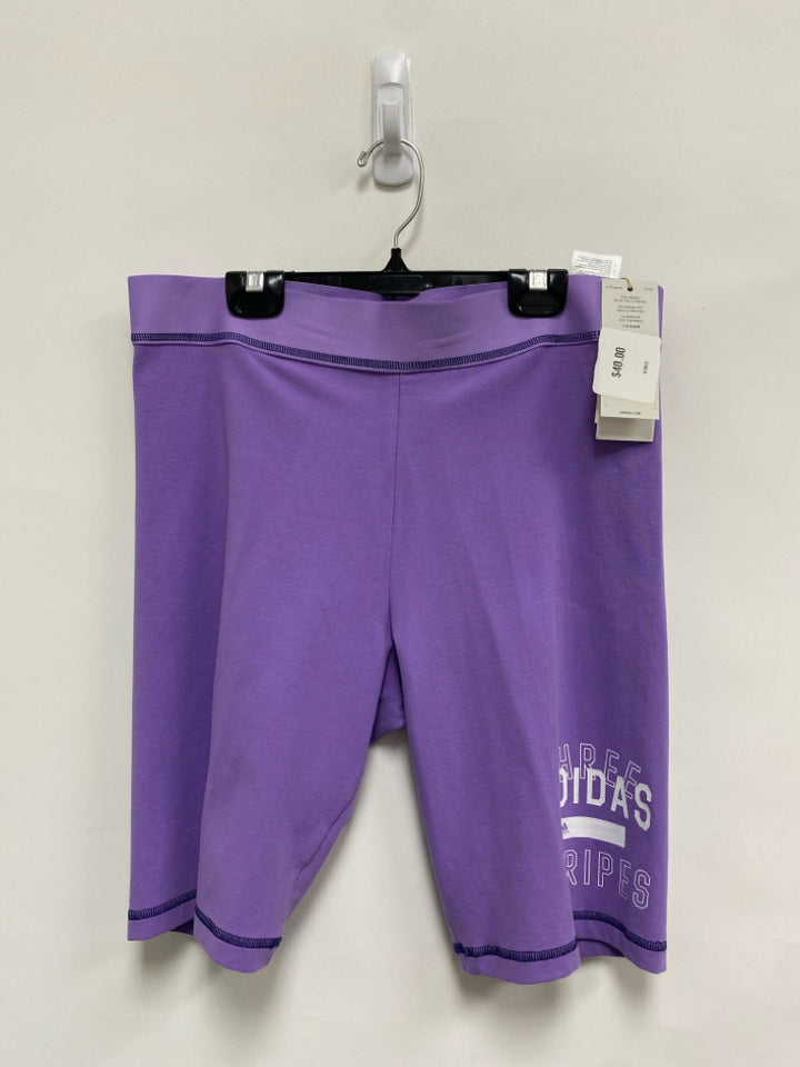 NWT Adidas Size L Lavender Athletic Shorts