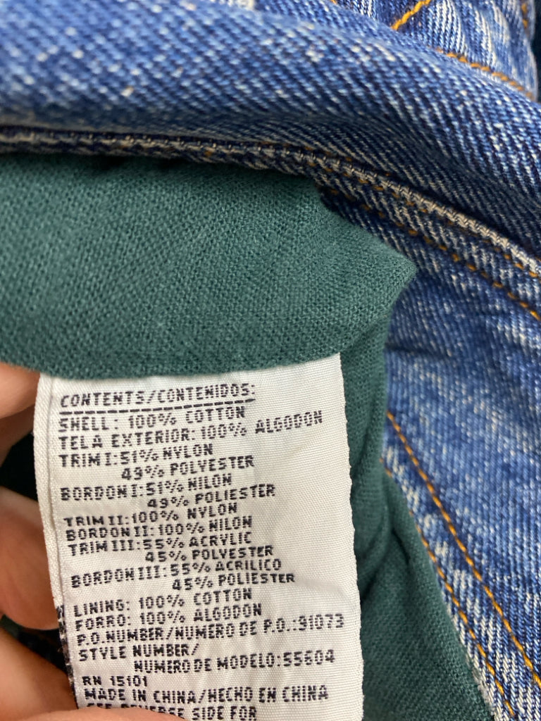 Size S Denim Green Vintage Ladies Jacket